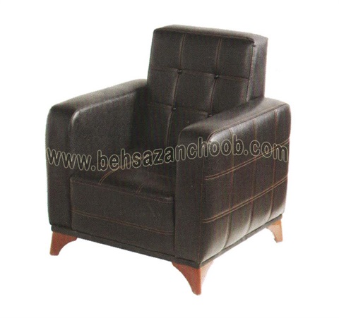 مبل تک نفره اداری پا سنگ کد B 304